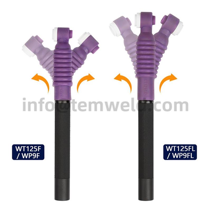WT125F WP9F WT125FL WP9FL Tig Welding Torch Head Body