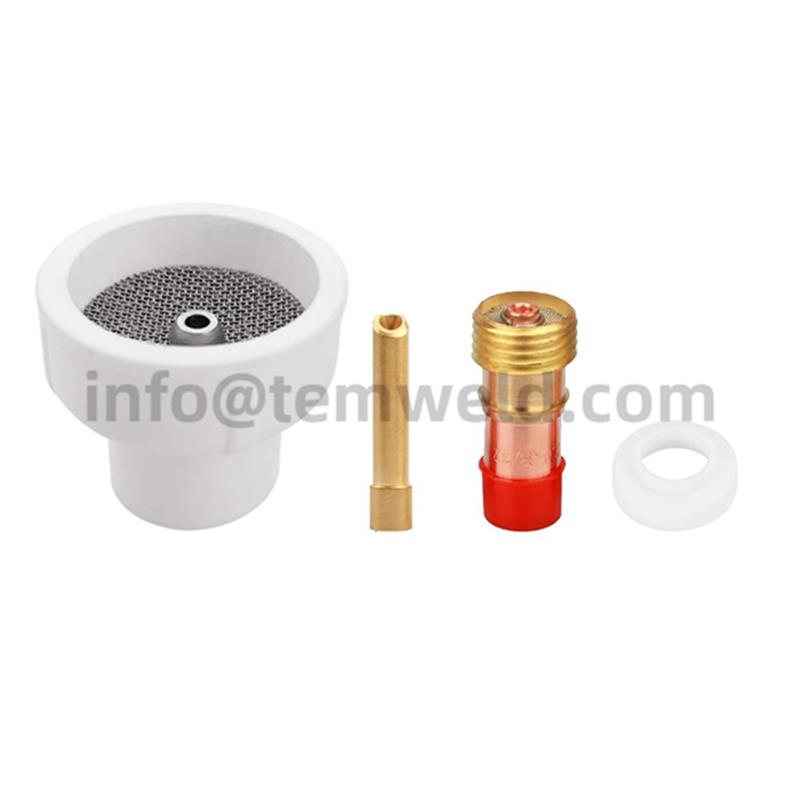 4Pcs TIG Welding #16 White Ceramic Nozzle Alumina Cup Kit