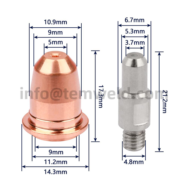 S45 PR0110 Electrodes PD0116 Nozzle Tips 