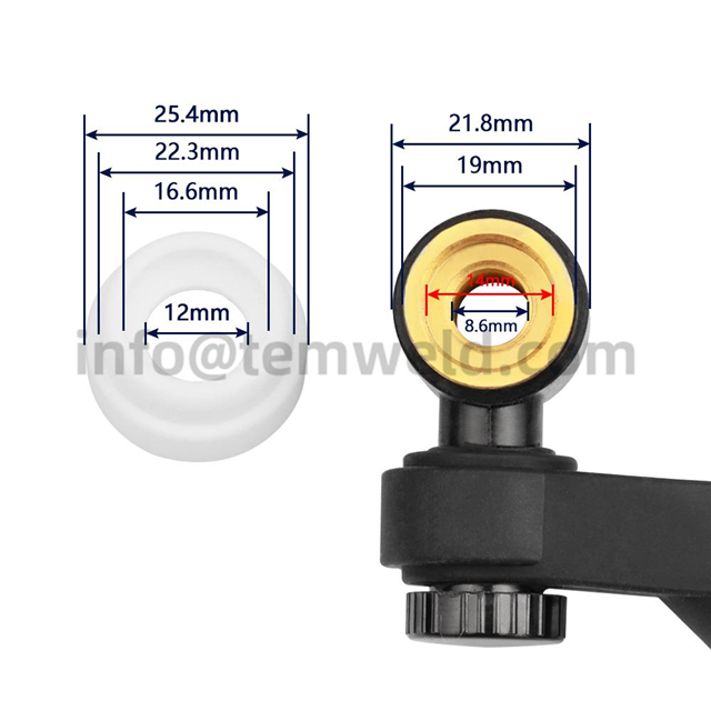 NR26 Tig Degrees Swivel Neck Head