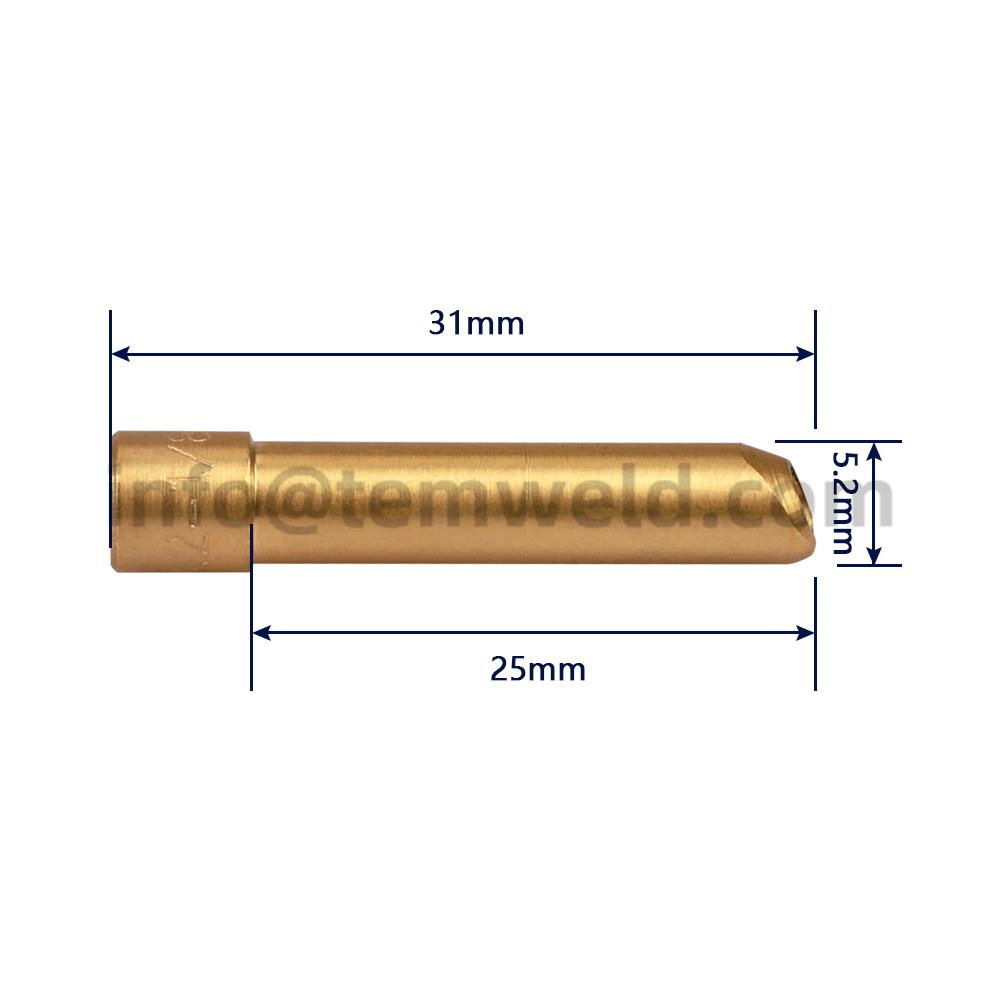 Welding Knight TIG Collet 13N23 (3/32\"&2.4mm) For TIG Welding Torch 9...